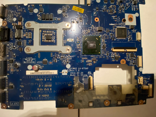 LENOVO G570 INTEL MOTHERBOARD i3-2350M (SR0DN) SOCKET G2 P/N LA-575AP - Picture 10 of 12