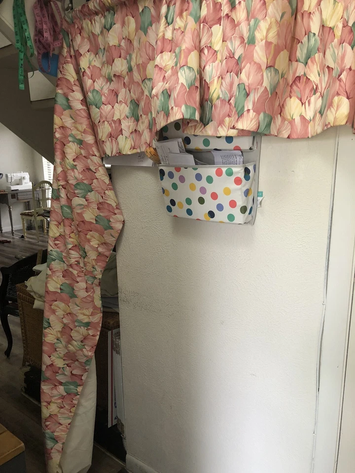 VNT WAVERLY СПЕЦИАЛЬНЫЙ ТЮЛЬПАН ЦВЕТОЧНЫЙ БАЛДАХИН РОЗОВЫЙ XTRA ДЛИННЫЙ 24x210 «СТЕРЖЕНЬ ПОДКЛАДКА EUC - Изображение 3 из 4