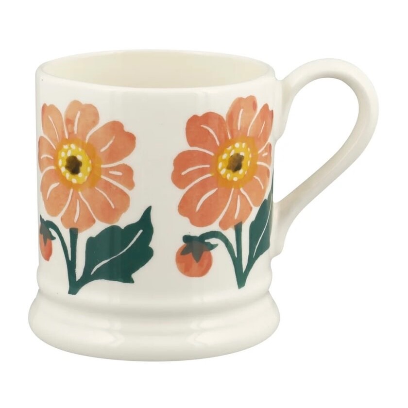Emma Bridgewater Pottery Dahlia 1/2 Pint Mug - New First -  Flowers