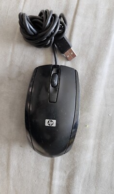 HP Wired Mouse  Black ICES-003 Class B 5.0V