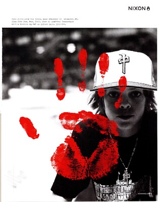 PSK41 SKATEBOARD WERBUNG/BILD 11x8'' RYAN SCHEKLER : NIXON