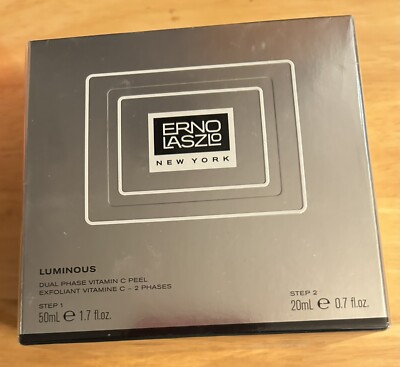 ERNO LASZLO Luminous Dual Phase Vitamin C Peel (STEP 1- 50ml & STEP 2- 20ml)p