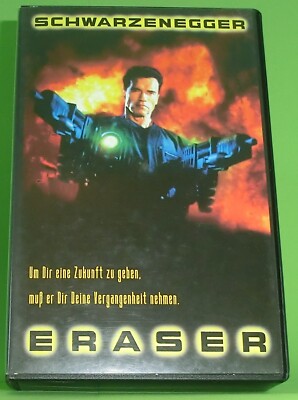 Eraser (VHS Video Kassette) 1996 | Arnold Schwarzenegger, James Caan,...
