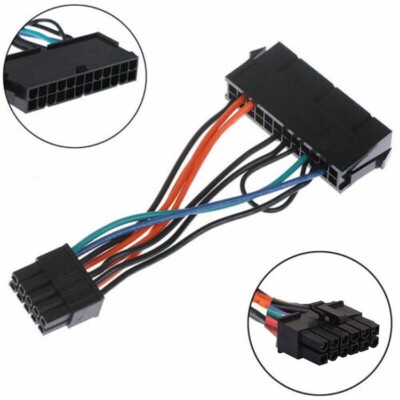 24 Pin auf 12 Pin ATX PSU Mainboard Netzteil Kabel Adapter Lenovo IBM DELL