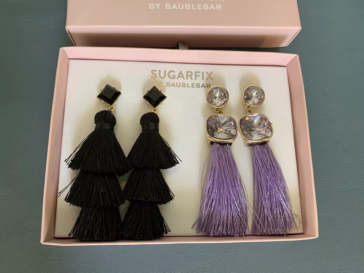 Baublebar purple earrings sale