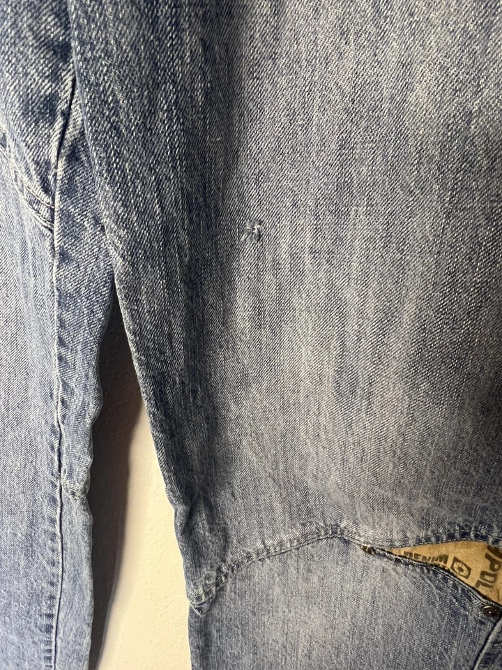 Редкие джинсы South Pole Y2K для мальчиков размер 18 мешковатые широкие штанины легкая стирка - Изображение 4 из 4