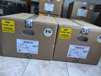ELAC CONCENTRO S 503.2,BLACK HIGH GLOSS PAIR OF SPEAKERS, BRAND NEW,SEALED,BOXED