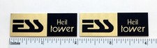 Distintivo altoparlante ESS Heil Tower griglia logo emblema personalizzato COPPIA