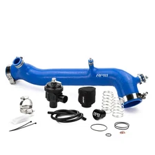 RPM Blue Silicone Charge Tube w/ BOV for Polaris RZR Turbo XP XP4 Turbo S Pro XP