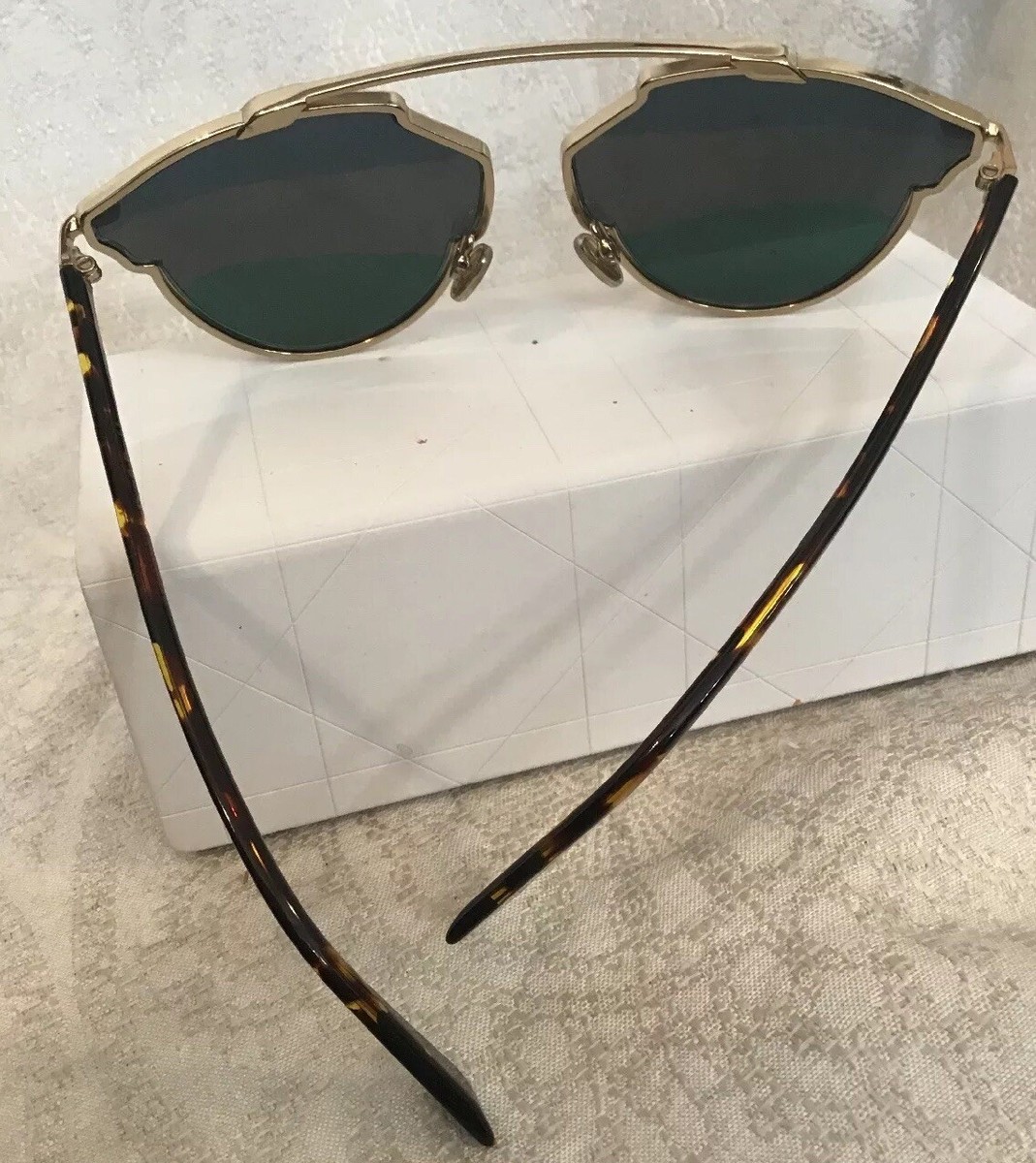 dior sunglasses so real Tri Rainbow Lens Tortoise Arms Open  display picture 1