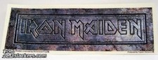 2 pieces Iron Maiden stickers - 8" vinyl decals - Metal - New