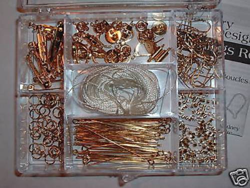 AL954 FINDINGS STARTER KIT/SET-Gold Plated-NIB - Picture 1 of 1