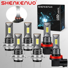Faros antiniebla LED 6000K para RAM ProMaster 1500 2500 3500 2014-2020