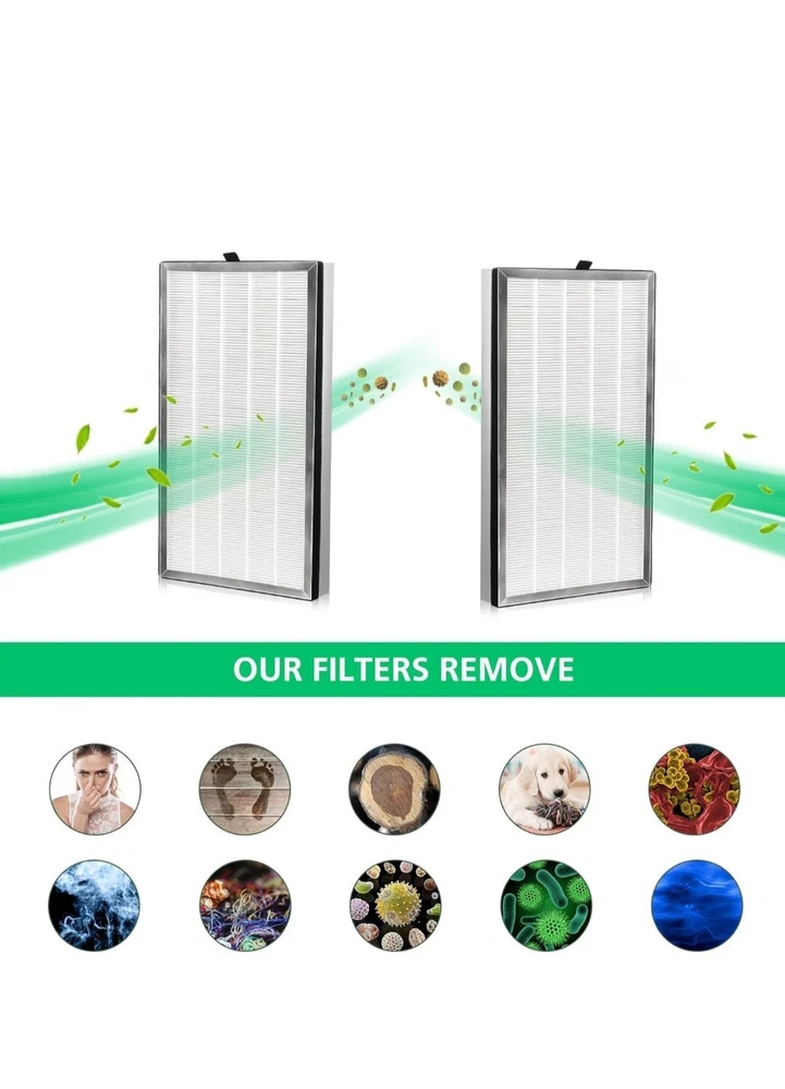 Air Purifier Filter Set Compatible with Medify Air MA-112 Air Purifier 2 Pack