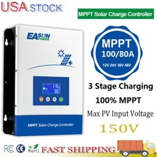 EASUN 80 100A Solar Charge Controller 100% MP...