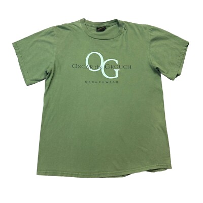 Oscar The Grouch Sesame Street Jim Henson OG Vintage Grouch Wear T