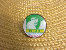 DURAN DURAN COISONE VINTAGE PIN BADGE UK IMPORT  ROGER.  10