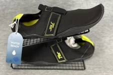 Jambu JBU Shore Watershoes Mens 12 Black Slip On No-Slip Neoprene