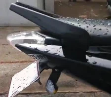 HYOSUNG GT650R FENDER ELIMINATOR TAIL TIDY UNIVERSAL KIT BLACK 4T/S