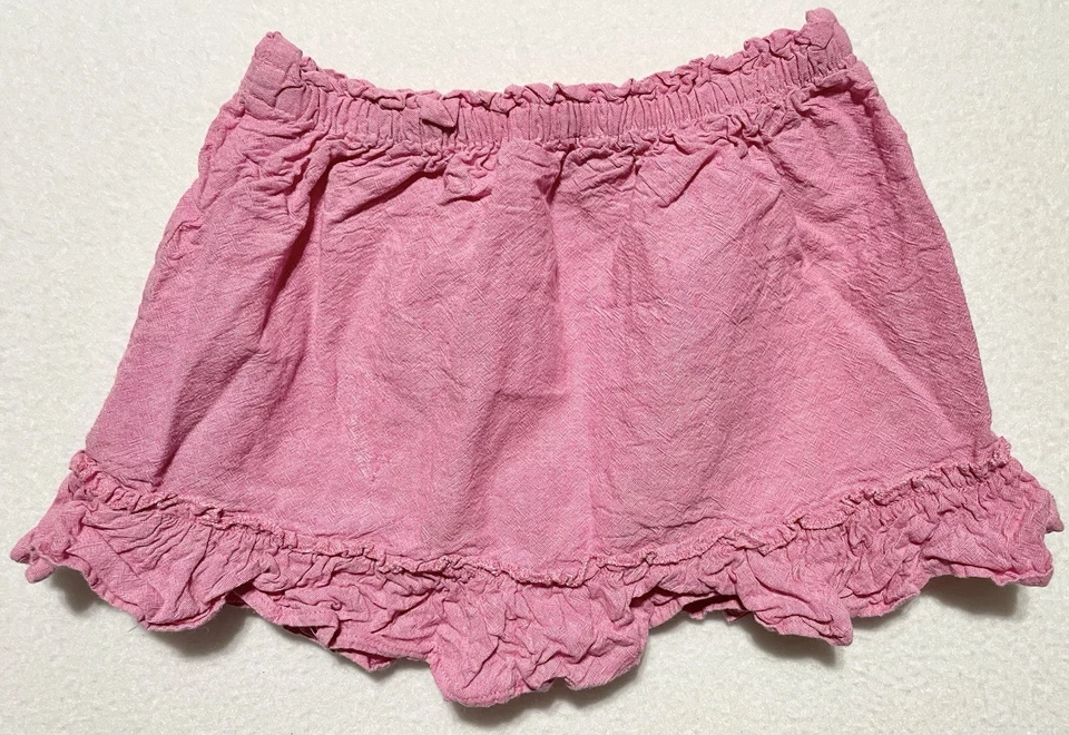 Lucky Penny Girls Ruffle Mini Skirt Preppy Pink Size 6 100% Cotton Dec. 2023 - Image 3 of 4