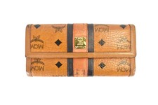 MCM vintmarket.de GELDBEUTEL PORTMONEE GELDBÖRSE COGNAC ROT 4954