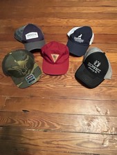 Lot of 5 Micro Brewery Hats Service Brewing Two Tides Goat Island Vasen