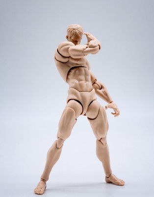  1/12 Male Pale Super Articulated 6'' Action Figure Body Model with Accessories