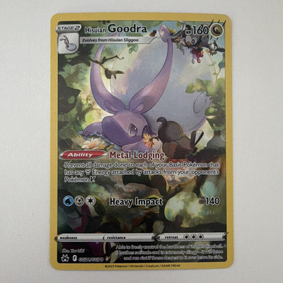 Hisuian Goodra GG21 Ultra Rare - Crown Zenith: Galarian Gallery - Pokemon TCG