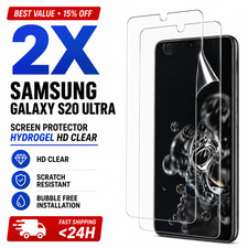 Samsung Galaxy S20 Ultra Screen Protector Hydrogel HD Clear 3 5 Pack