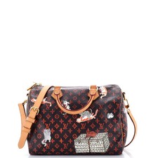 Louis Vuitton Speedy Bandouliere Bag Limited Edition Grace Coddington Catogram Louis Vuitton Speedy Bandouliere Bag Limited Edition Grace Coddington Catogram