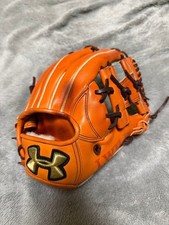 Under Armour Kenta Imamiya Infield Hard MLB Glove Orange/Black Used