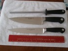 3 Piece Grand Prix Knives Steel Wusthof Dreizack Solingen Germany 4527 4587 20cm — photo 2