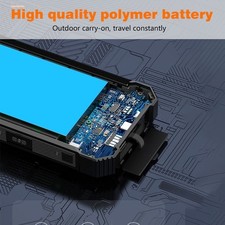 60000mAh Super Solar Power Bank Portable External Battery Wireless Fast Charging