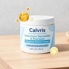 Calvris Seborrheic Dermatitis & Treatment Cream Beard Recovery Cream