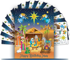 Nativity Stickers   24 Sheets - 12 Sticker Sheet Sets   Christmas Crafts for Kid