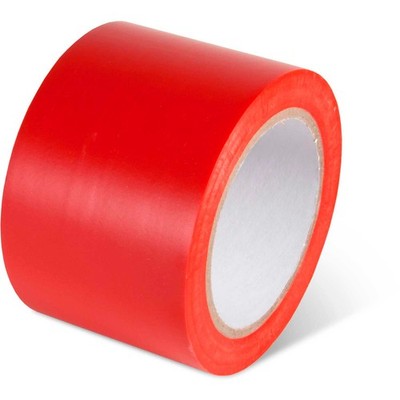Global Industrial Safety Tape 3''W x 108'L 5 Mil Red 1 Roll