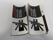 Generic 82537600 Stick-On DANGER CRUSH ZONE Safety Label Lot of 30  NOP