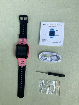 2G Smartwatch Kinder GPS SOS IP67 Wasserdicht Gebraucht, Ohne Originalverpackung