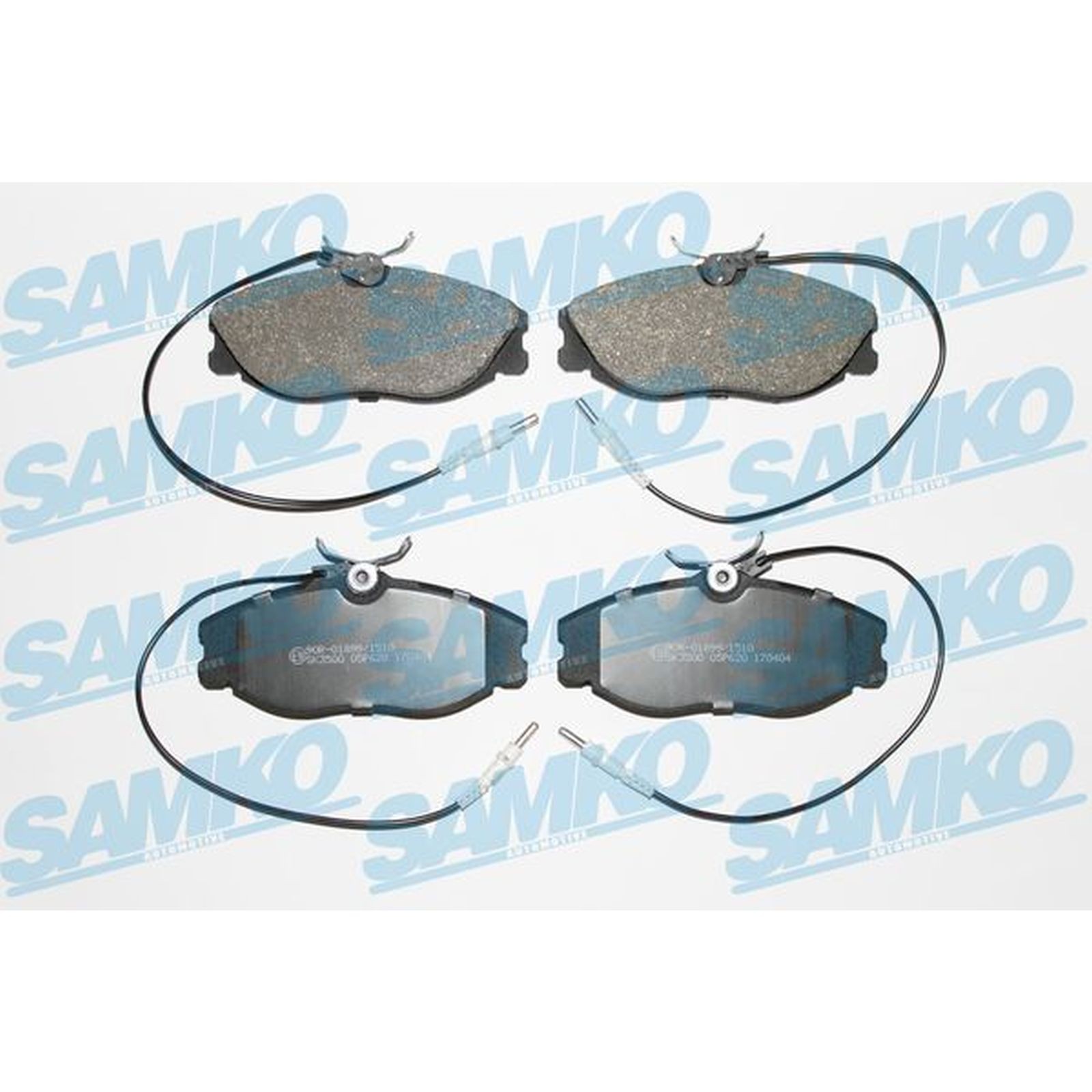 1x ORIGINAL® SAMKO Bremsbelagsatz, Scheibenbremse Vorne für Citroën XSARA