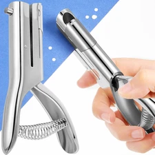 Heavy Duty Hole Punch Single One Hole Puncher Paper Hole Punch Long Reach Reduce