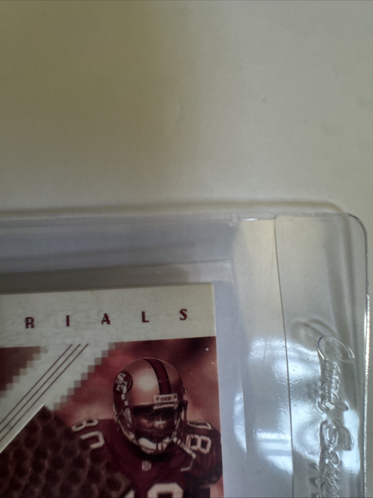 2000 SPx Football (Upper Deck) Jerry Rice Game Used Jersey And Ball. view 2