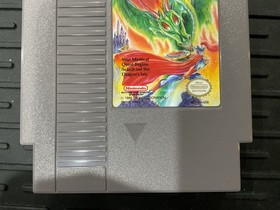 DRAGON WARRIOR - NINTENDO NES GAME 3 SCREW COMPLETE W/ BOX & STYROFOAM