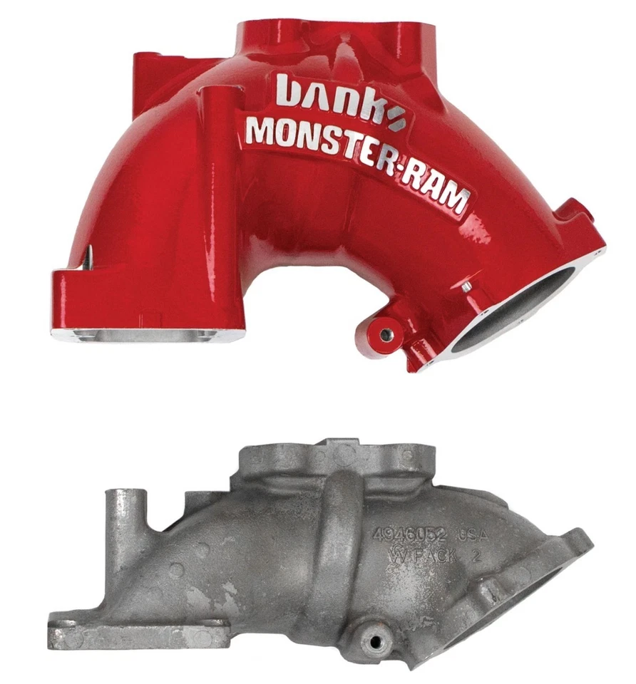 Dodge Ram Cummins 2013-2018 de admisión y calefacción de rejilla Banks Monster-Ram Foto 2 de 4