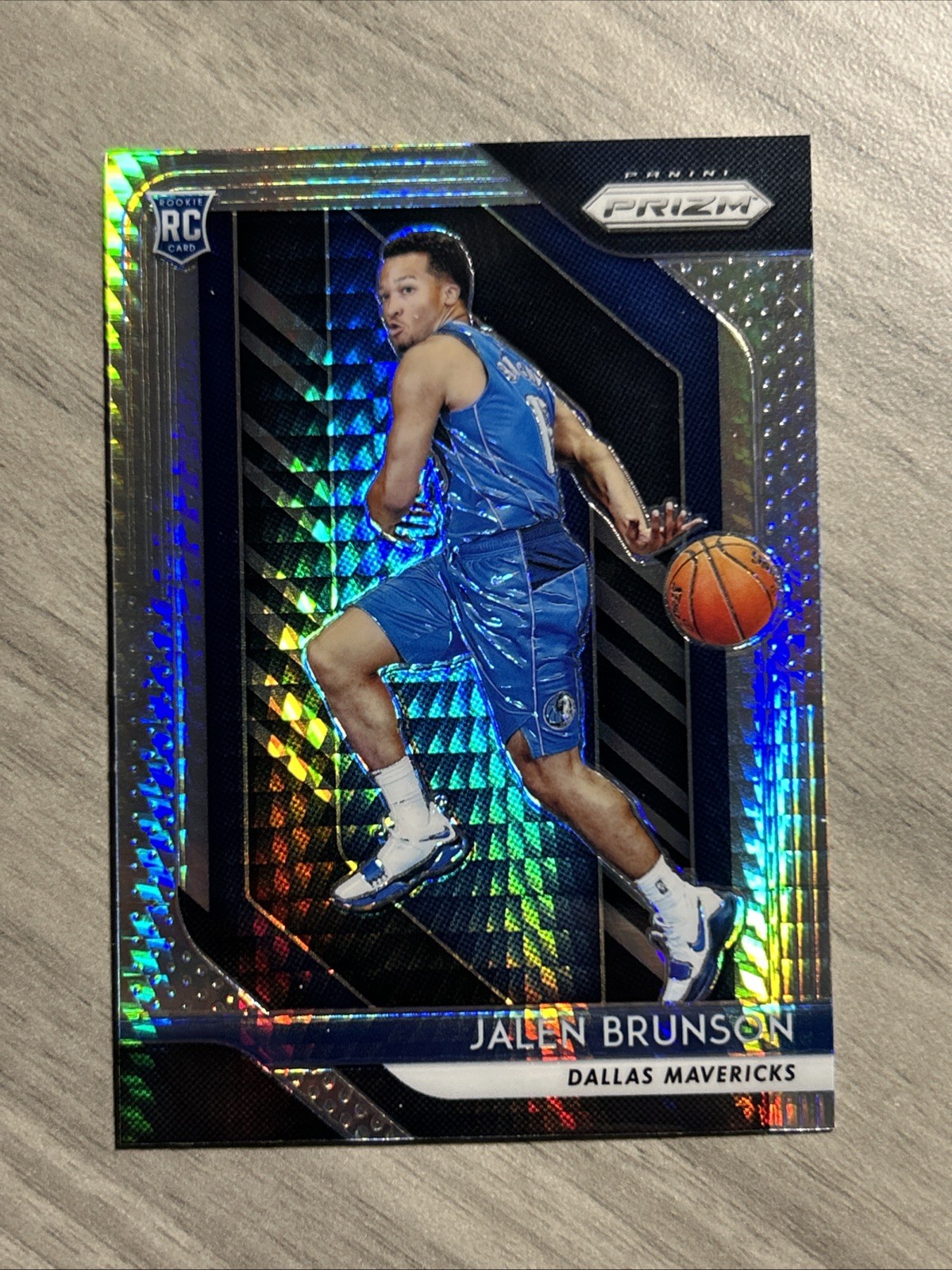 2018 Panini Hyper Prizm #250 Jalen Brunson Mavericks Knicks RC Rookie