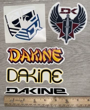 5 Vintage Dakine Sticker Decal  Lot of  5 Surfing Snowboarding #3