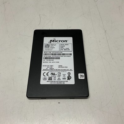 MICRON 1100 512GB 2.5'' SATA SSD MTFDDAK512TBN Tested and Working
