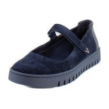 Vionic Uptown Mary Jane Womens Loafers  Slip-Ons Navy Blazer Suede