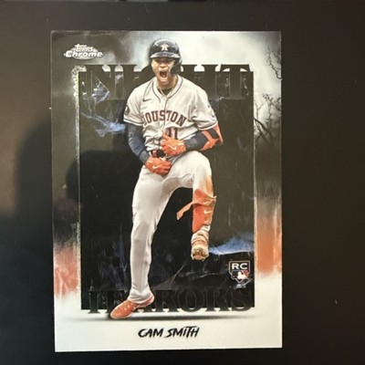 2025 CAM SMITH Topps Chrome Update Night Terror Insert #NT-19 Astros Rookie RC
