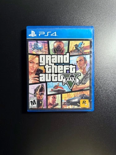Grand Theft Auto V GTA 5 PS4 Complete w/ Map Tested Working