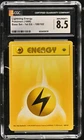 Pokemon Lightning Energy Base Set Shadowless 1st Edition 100/102 CGC 8.5